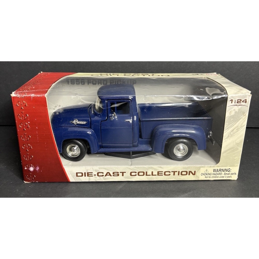 Motor Max 1956 Ford Pickup Diecast Model Truck Toys 1:24 Scale in Box